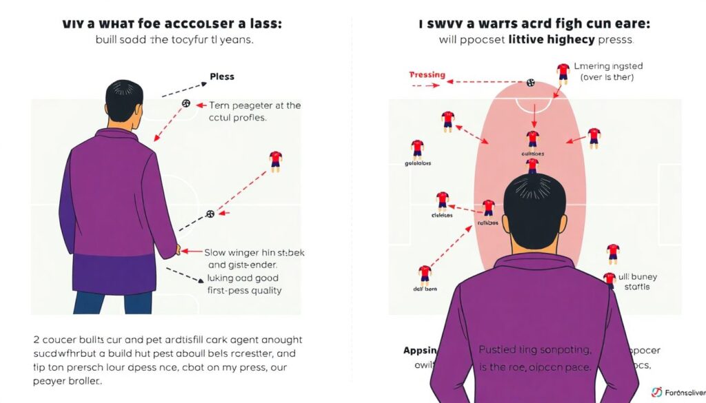 Сравнение стратегий владения и прессинга в разных лигах - иллюстрация